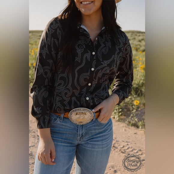 Boot Scootin Button Up - Picture 2 of 9